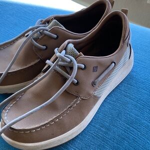 Sperry Brown Leather Boat Shoes